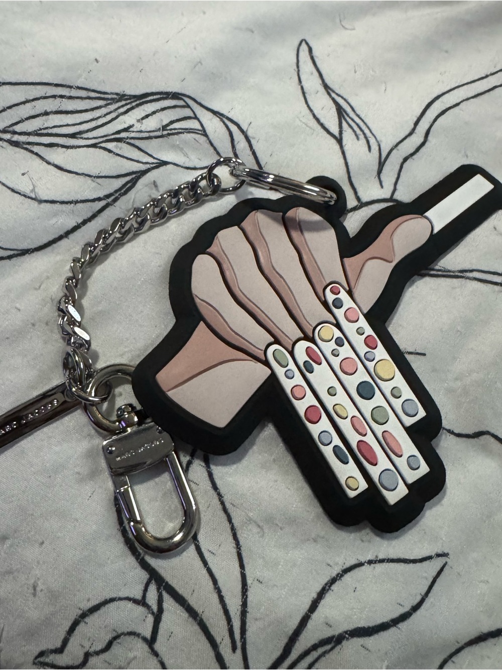 Marc Jacobs "The Marc Mani" bag charm